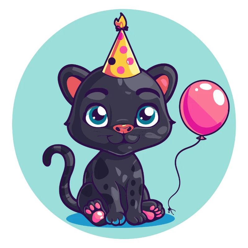 Bébé d’anniversaire de panthère