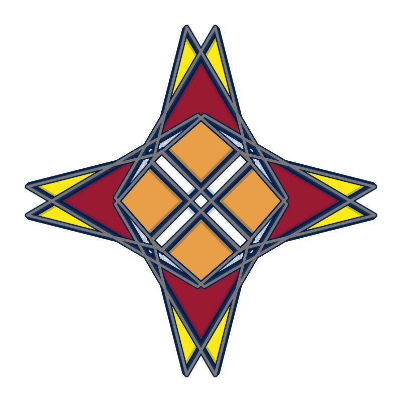 Abstrakte mit ein Muster in der Mitte