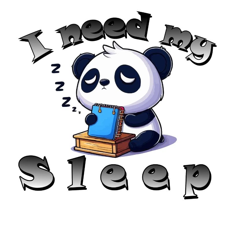 Panda Sleep Schläfrig