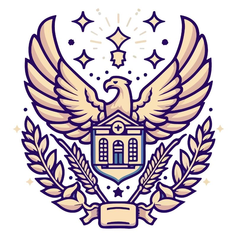 Majestätisches Adler-Emblem