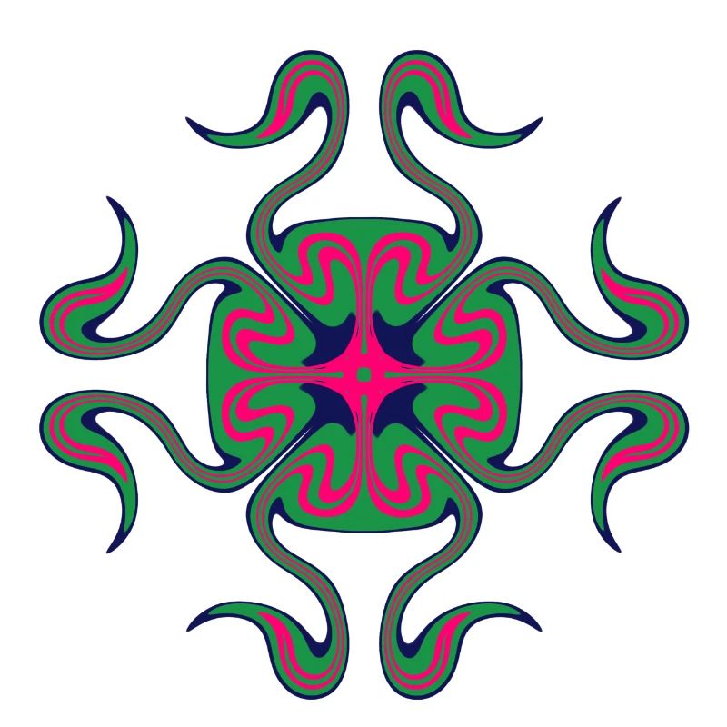 Abstract art with different colors