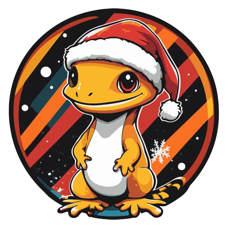 Lizard Christmas X-Mas