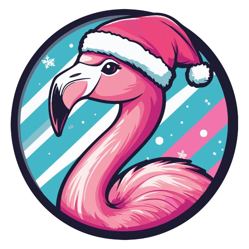 Flamingo Weihnachten X-Mas