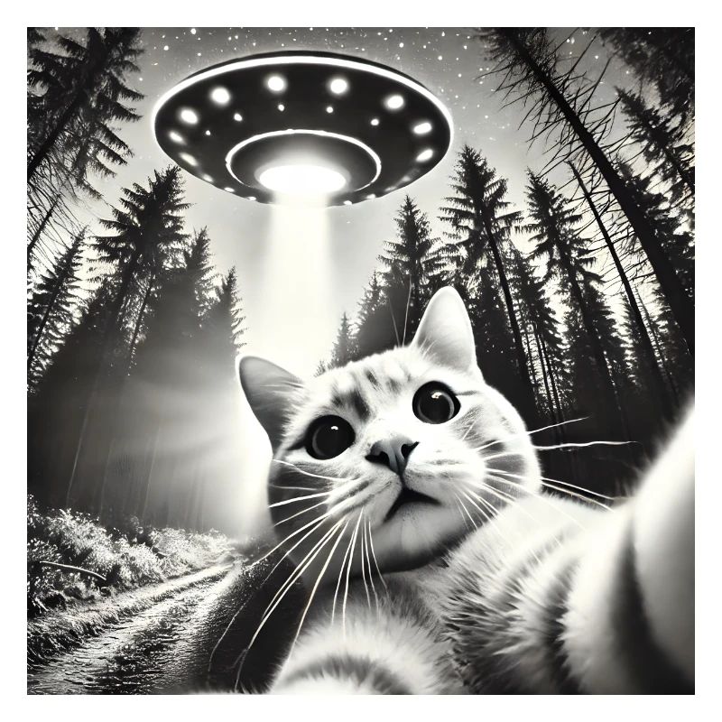 Funny Cat UFOs Alien