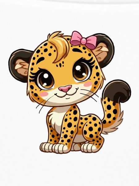 Mädchen Gepard