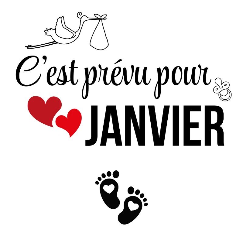 C’est prévu pour janvier - annonce de grossesse