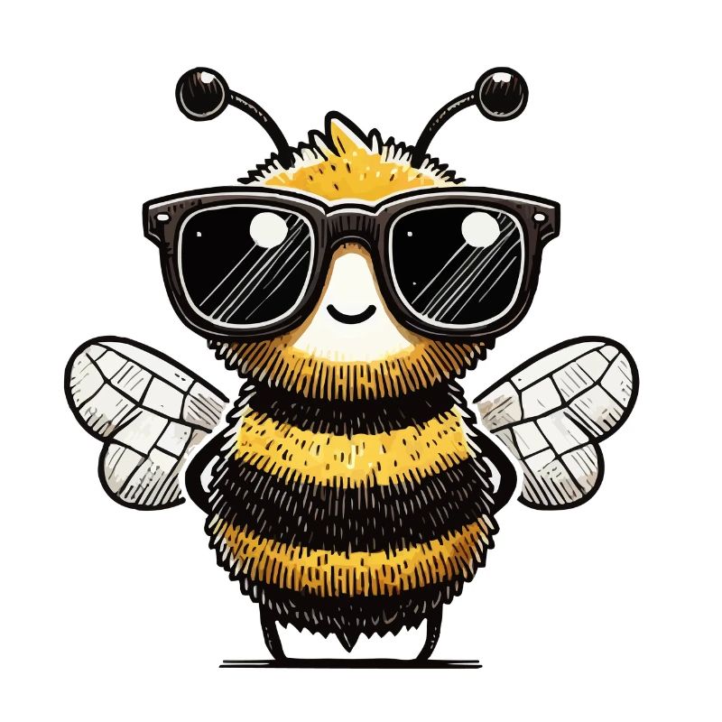 Bee Comic Sunglasses