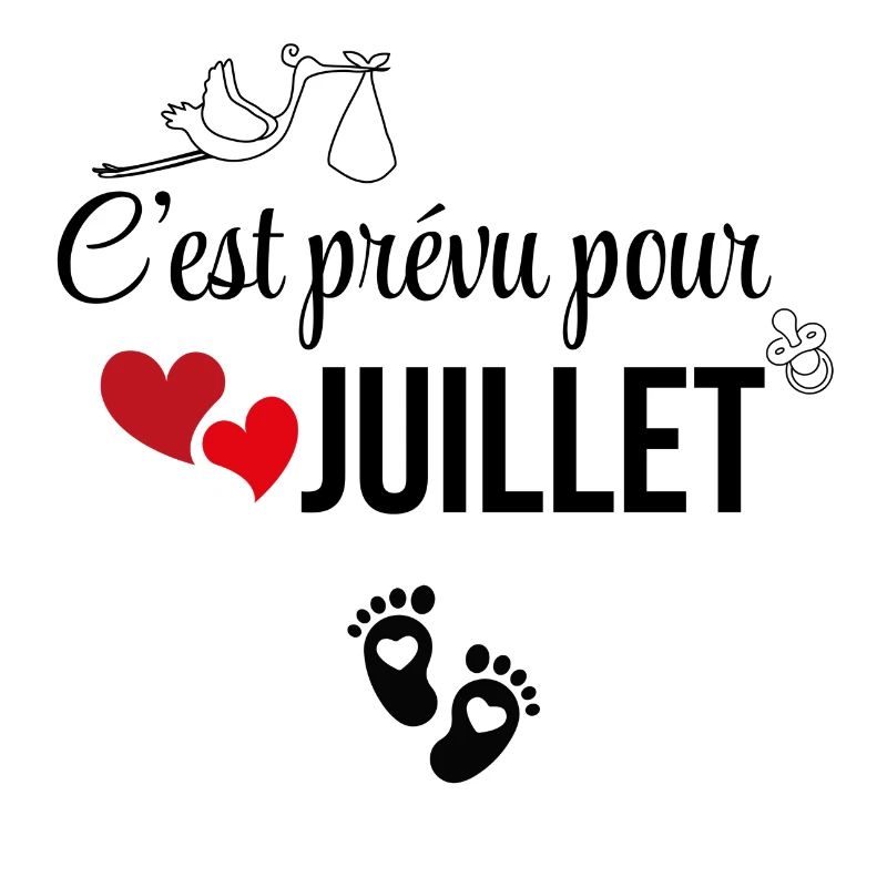 C’est prévu pour juillet - annonce de grossesse
