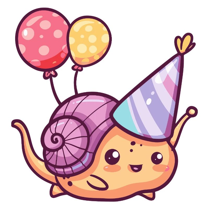 Escargot Anniversaire Bébé