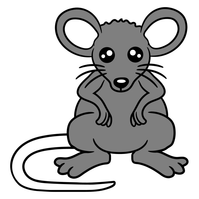 Mouse Mouse Cute Little Rat Rodent Friendly