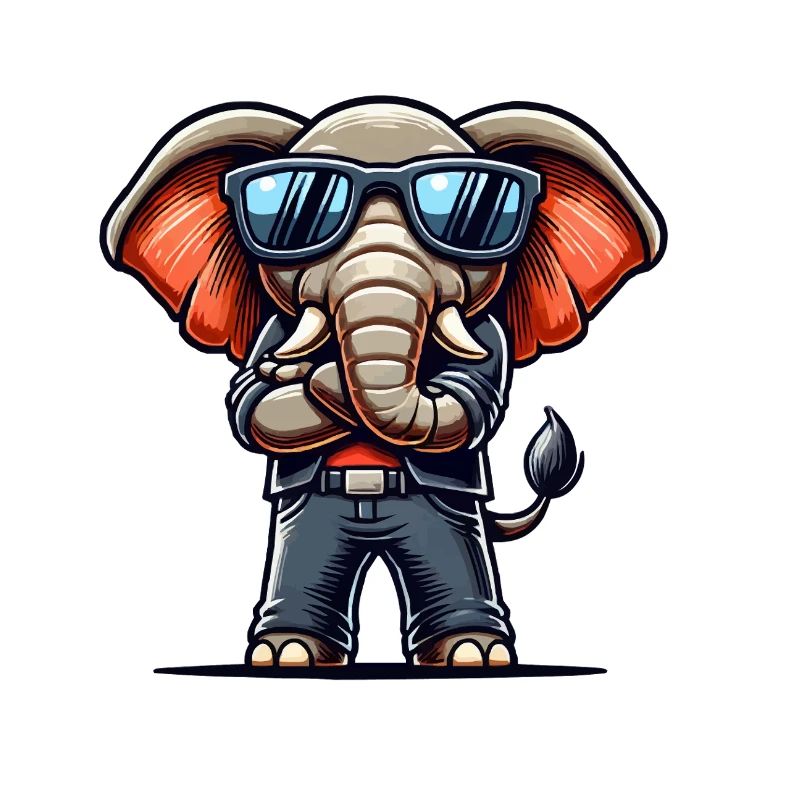 Elephant Comic Sunglasses