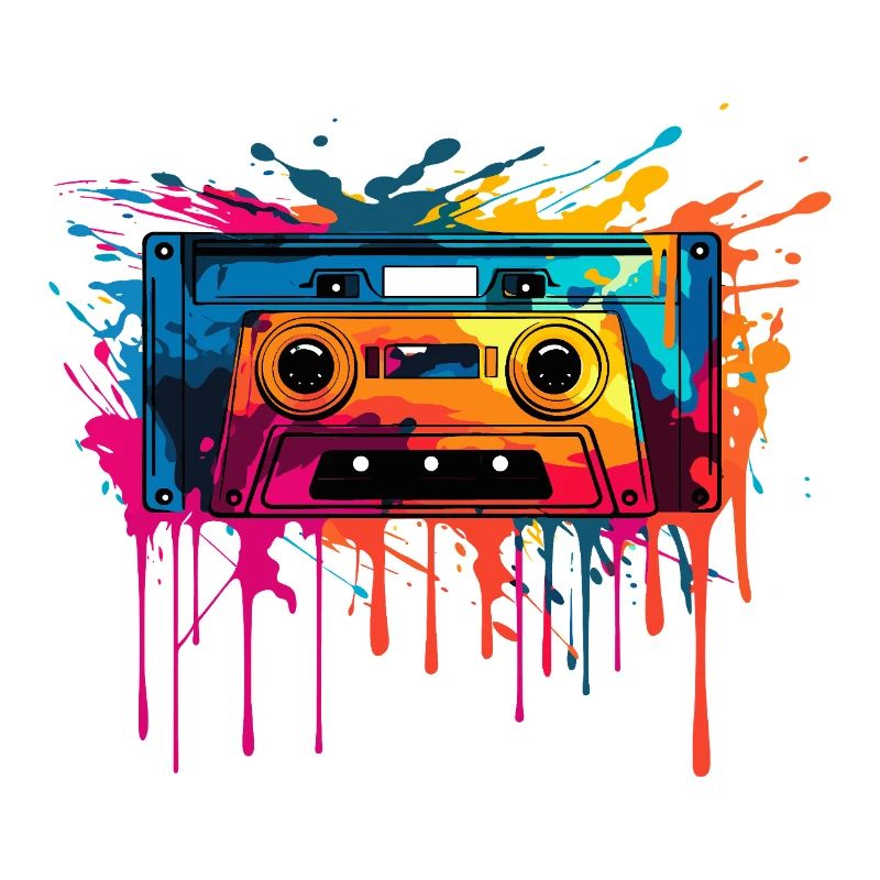 Cassette design rétro