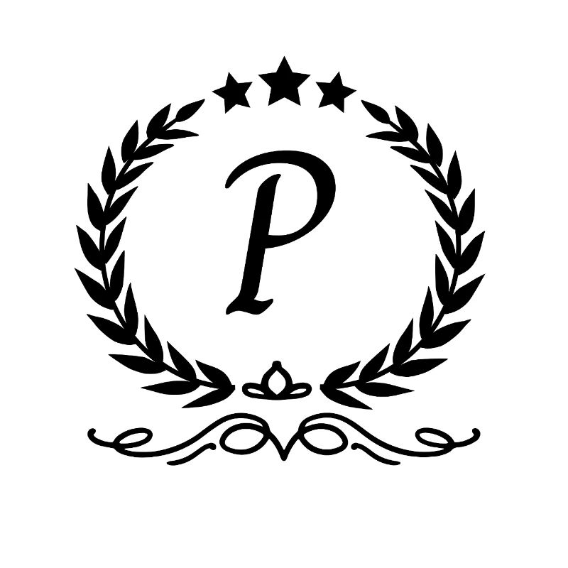 Buchstabe p Krone