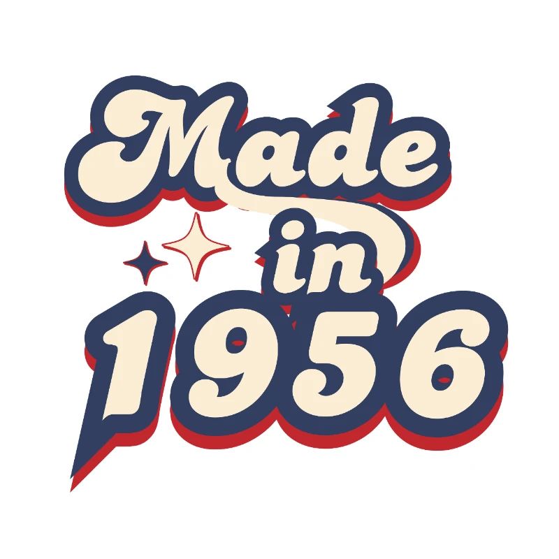 Made in 1956 retro