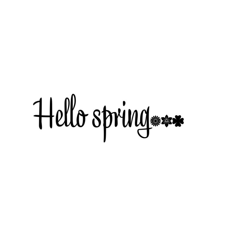Hello spring Design Unisex