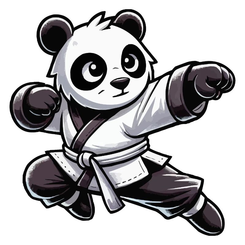 panda karate comic