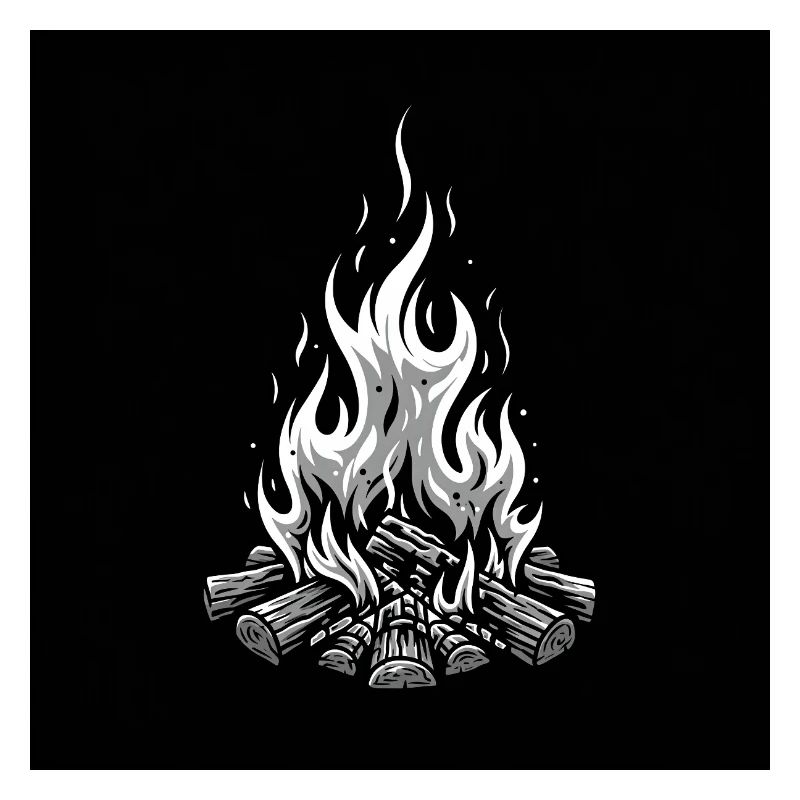 Campfire magic: warmth, light and nights