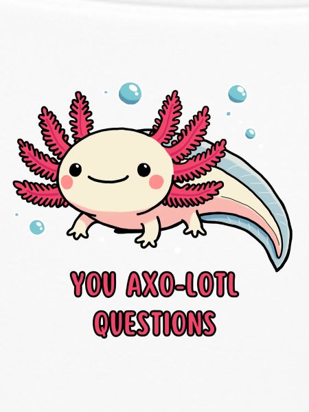 Neugieriges Axolotl