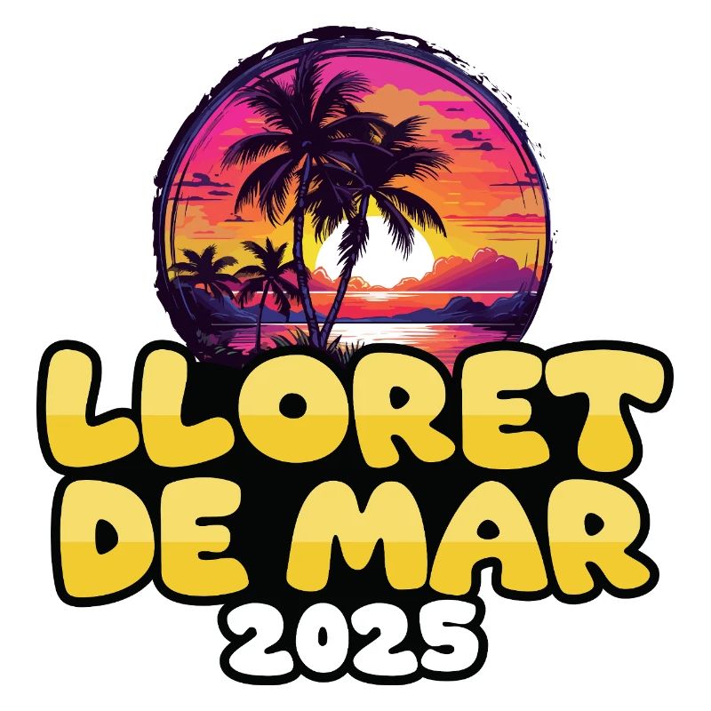 Lloret de Mar 2025 Palm Trees Multicoloured