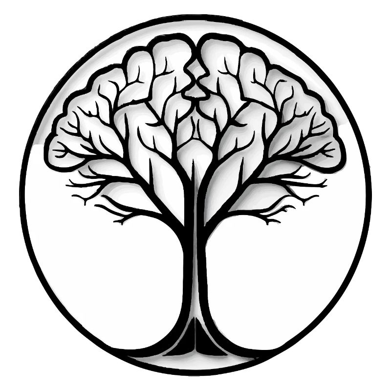 Brain Tree Logo - Mezmerizing Design