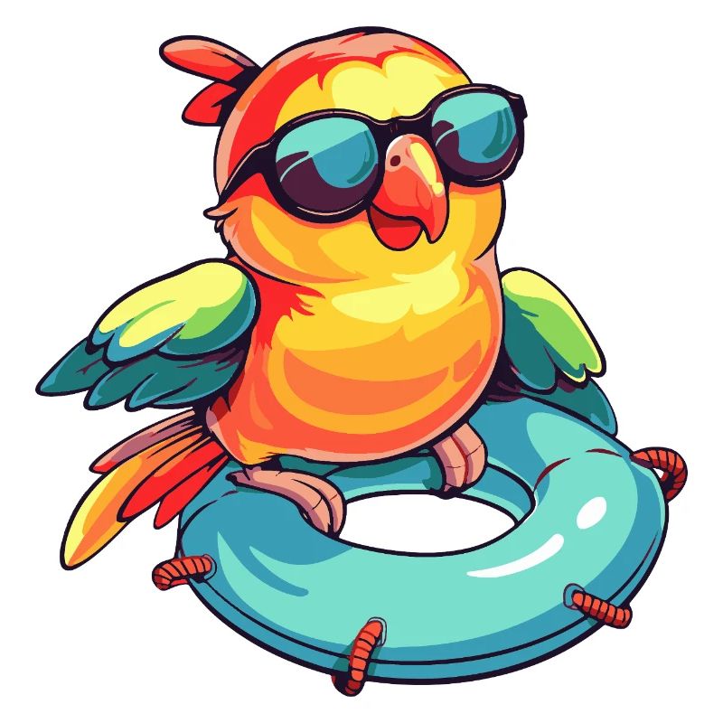 Parrot Comic Cool