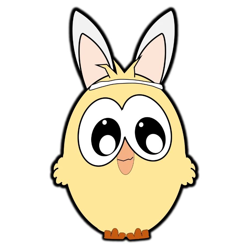 Poussin Lapin Rabbit chick Easter Pâques