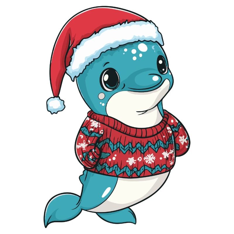 Dolphin Christmas Comic