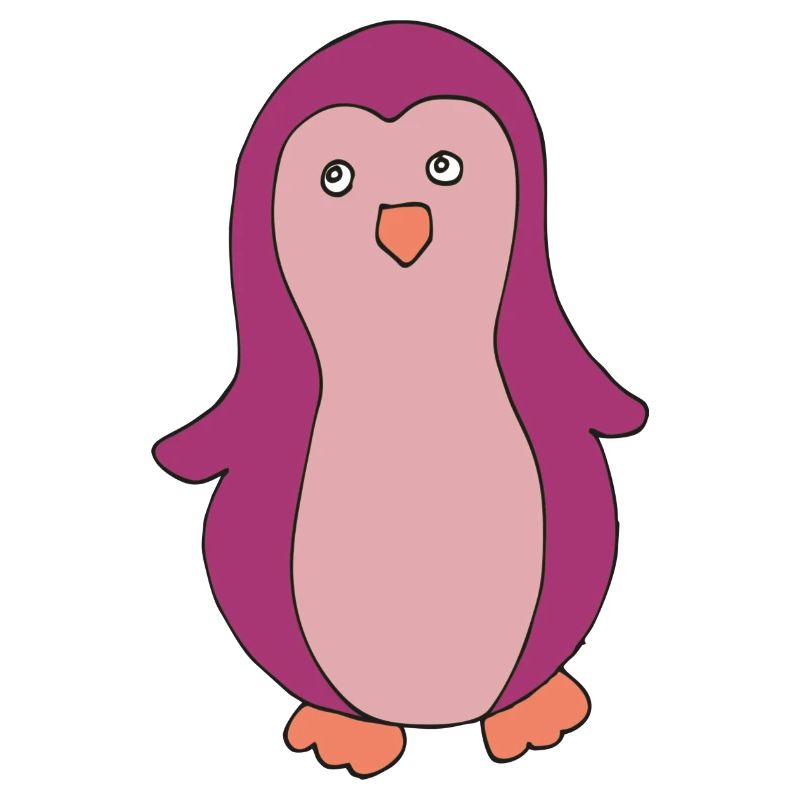 pinguin pink
