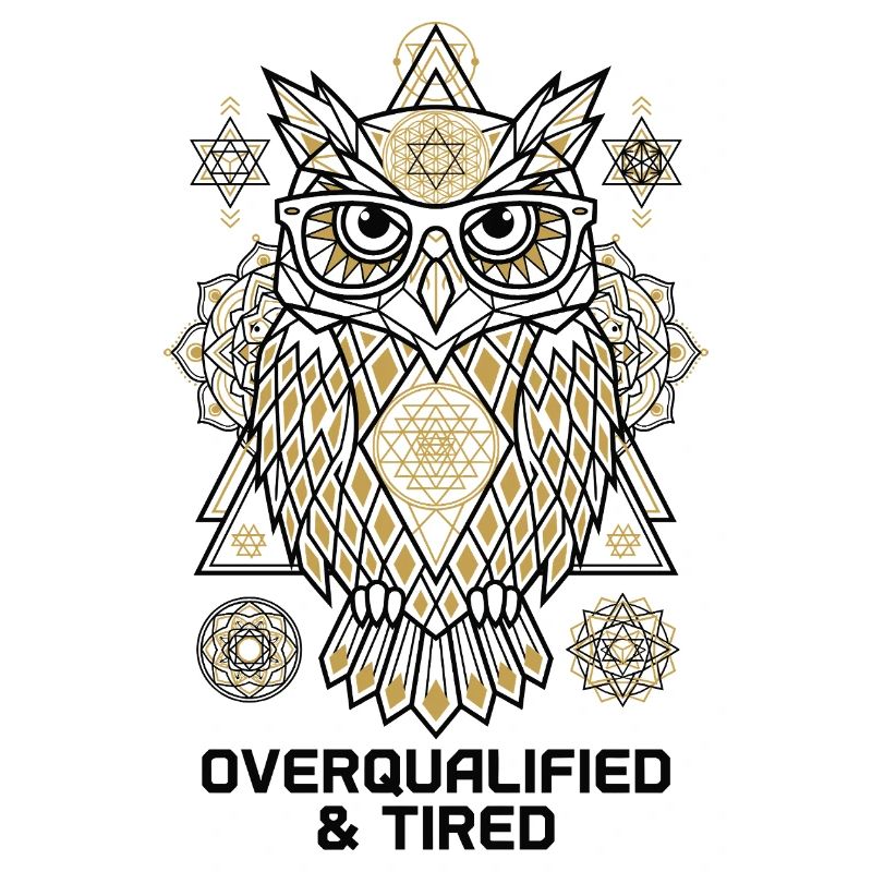 Overqualified Owl Mandala