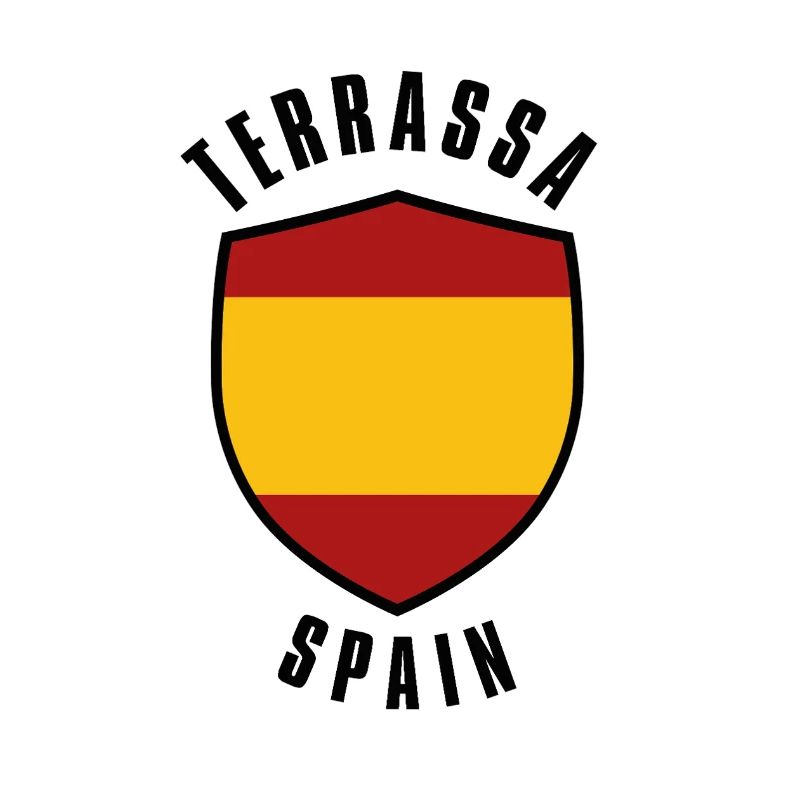 Emblème du Termassa Spain Shield en couleur drapeau
