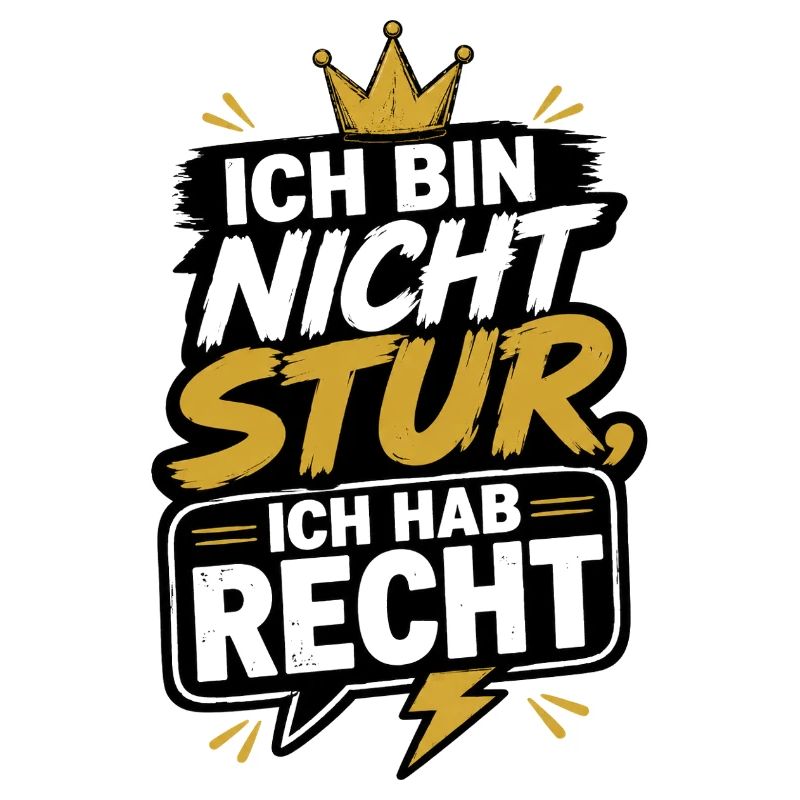 Ich bin nicht stur