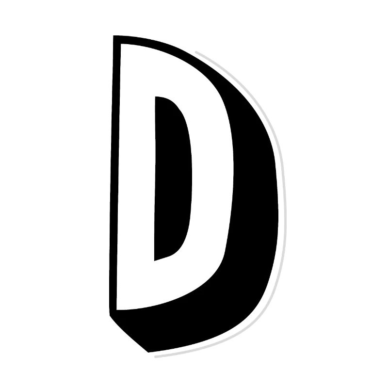 Buchstabe D - Alphabet D