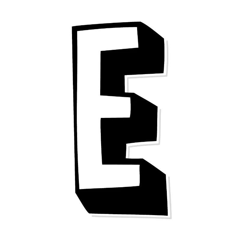 Lettre E - Alphabet E