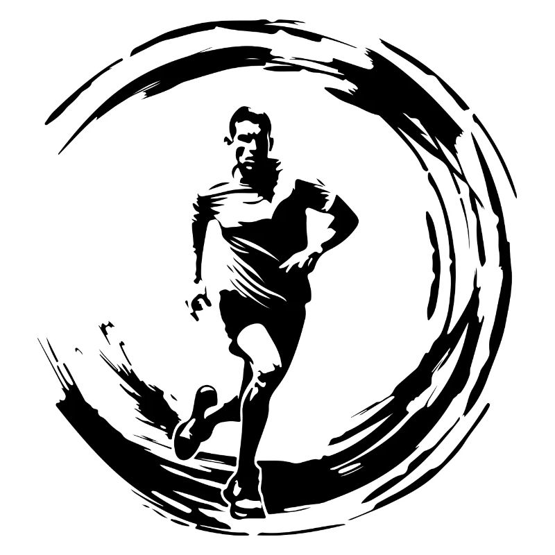 Running Marathon Mann