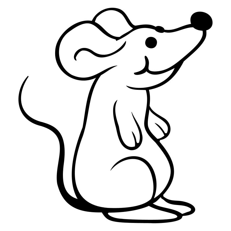 Mouse Mouse Cute Little Rat Rodent Friendly