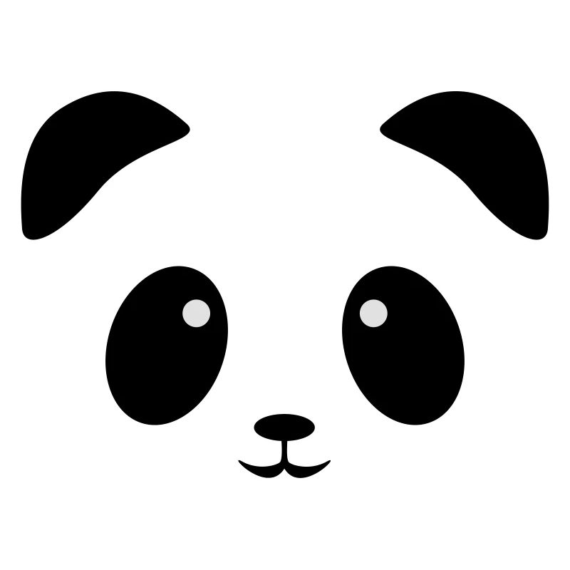 Panda Gesicht