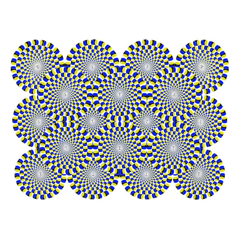 Optische Täuschung Optical illusion Psychedelisch