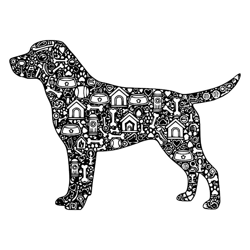 Labrador Retriever Design Chien