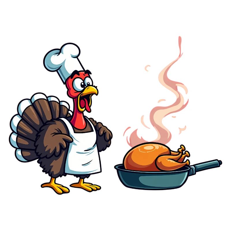 Cuisinier de dinde de Thanksgiving