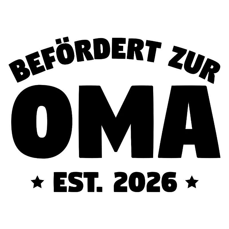 Promue grand-mère 2026 – Déclaration classique de grand-mère