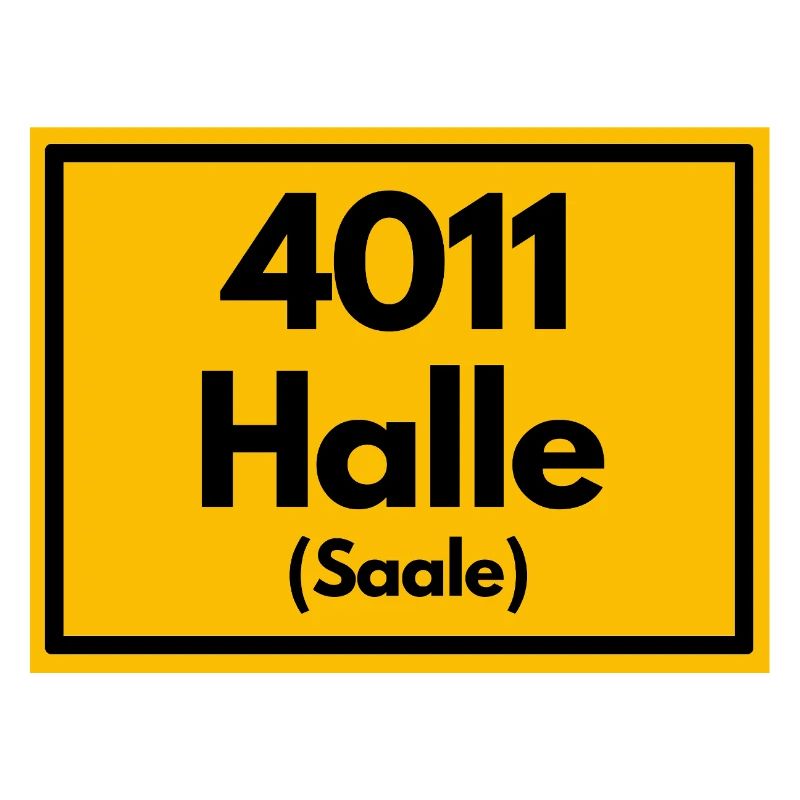 ANCIEN CODE POSTAL RÉTRO 4011 HALLE (SAAALE)