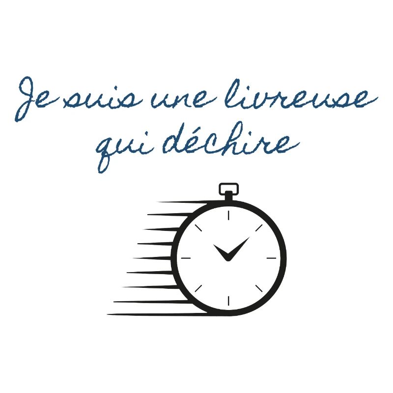 Ich bin ein rockiges Liefermädchen