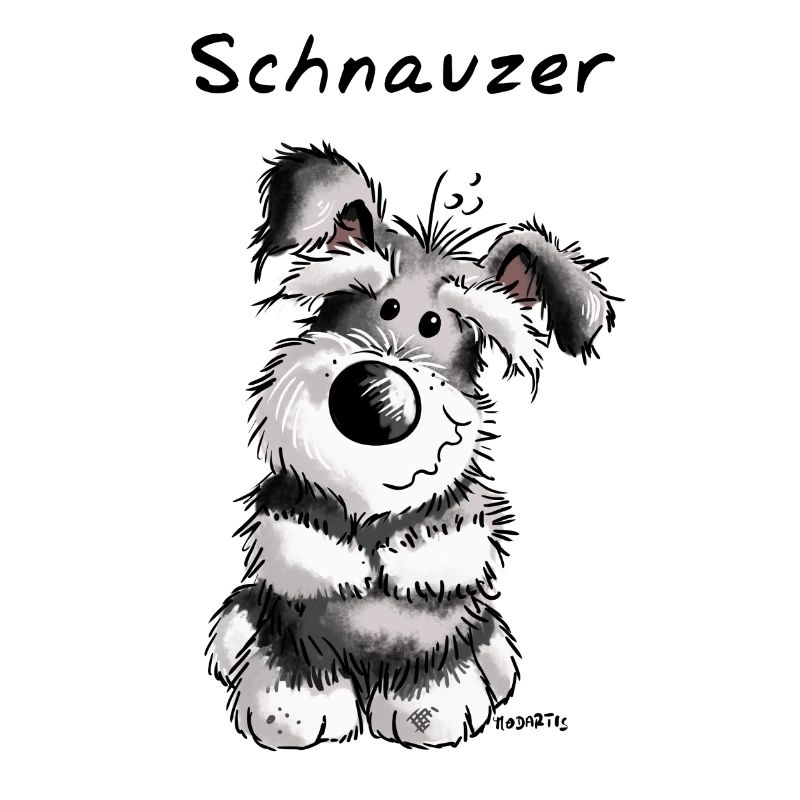 Fröhlicher Schnauzer