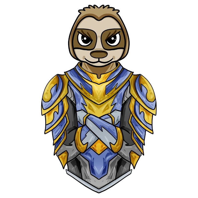 Knight Sloth cool