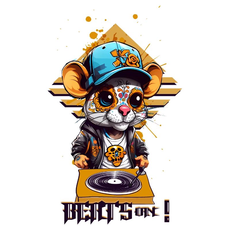 Cute DJ Rat