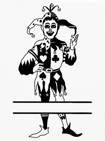 Spielkarten-Joker-Banner