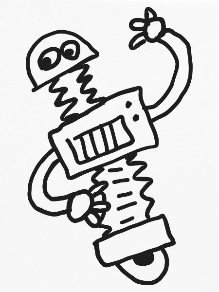 Spiral Cable Robot Drawing