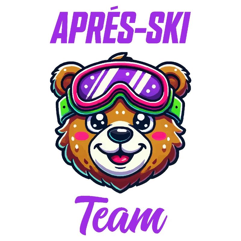 Bear Comic Ski Lunettes de ski