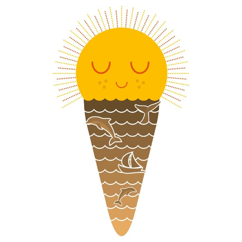 Sonne (Waffel-Eis)