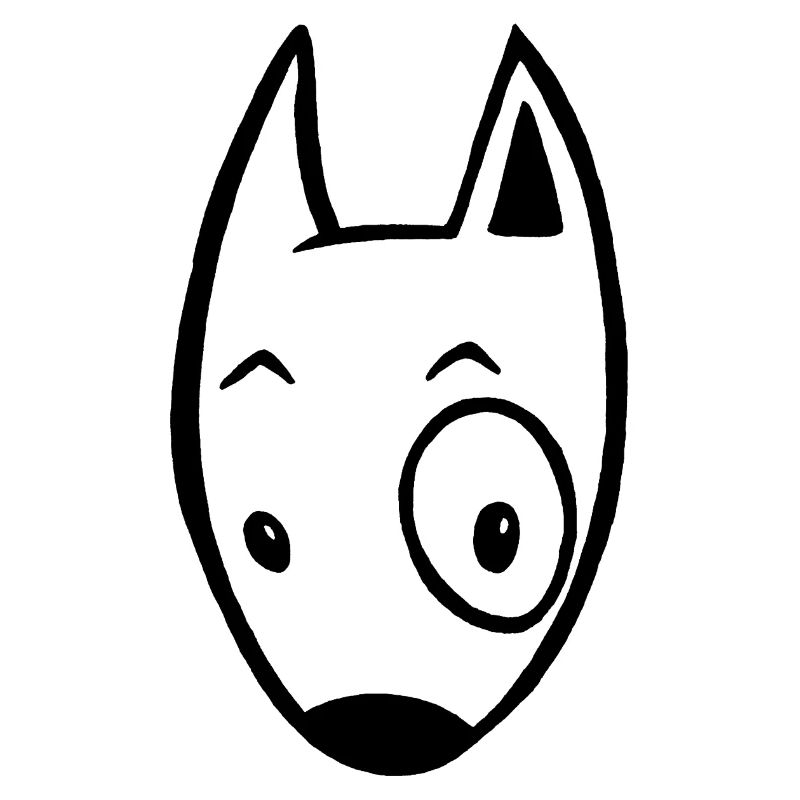 Kleiner schwarzer Hund